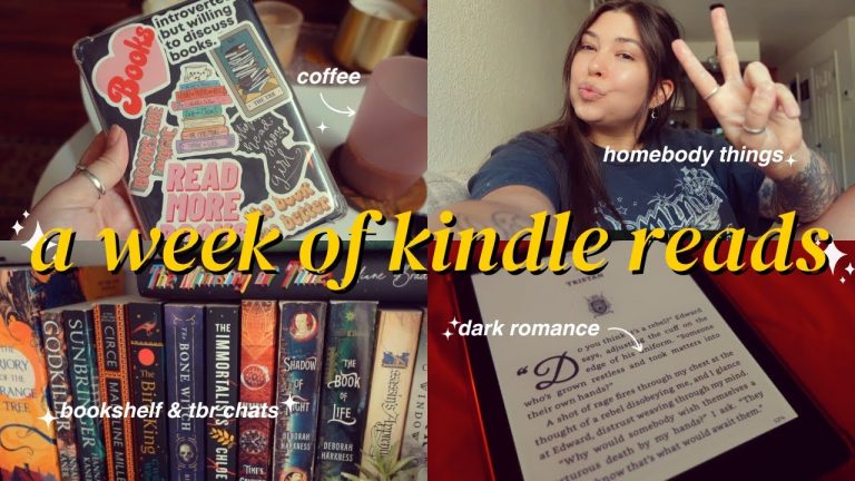 kindle reading vlog ✨ spicy kindle unlimited reads, chill gaming, book journaling and more!