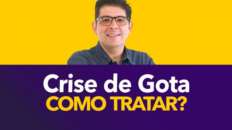 Crise de Gota ácido úrico, como tratar