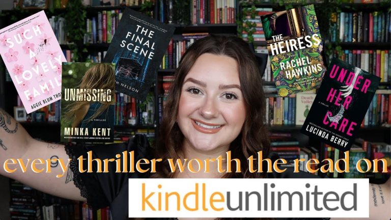 TOP 50 KINDLE UNLIMITED BOOK RECOMMENDATIONS 2024 | i went thru 1600 ku thrillers so u don't have to