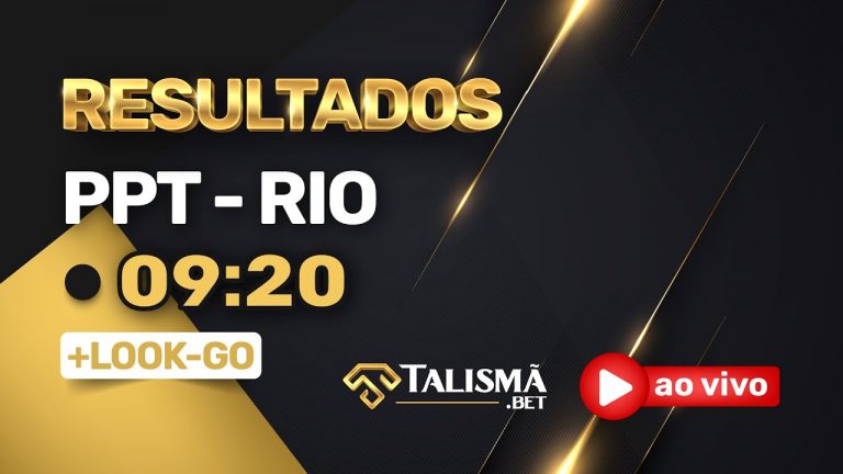 RESULTADO DO JOGO DO BICHO AO VIVO – PPT- RJ – 09:20 – 17/08/2024