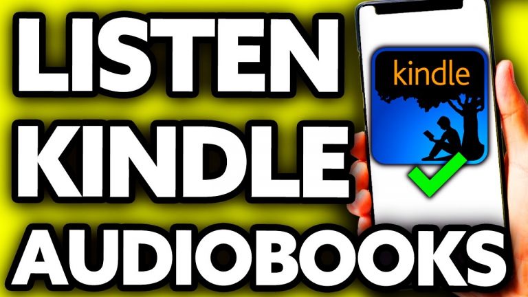 How To Listen to Audiobooks on Kindle App [EASY]