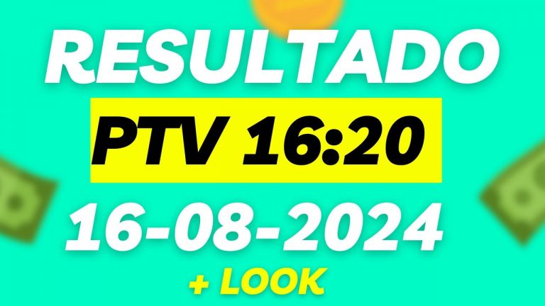 Jogo do bicho ao vivo – Resultado – ptv 16_08_2024