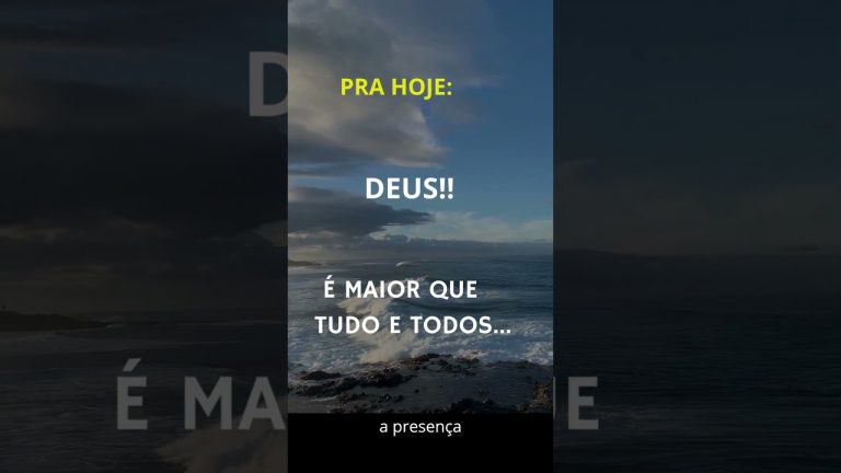 DEUS É TUDO….