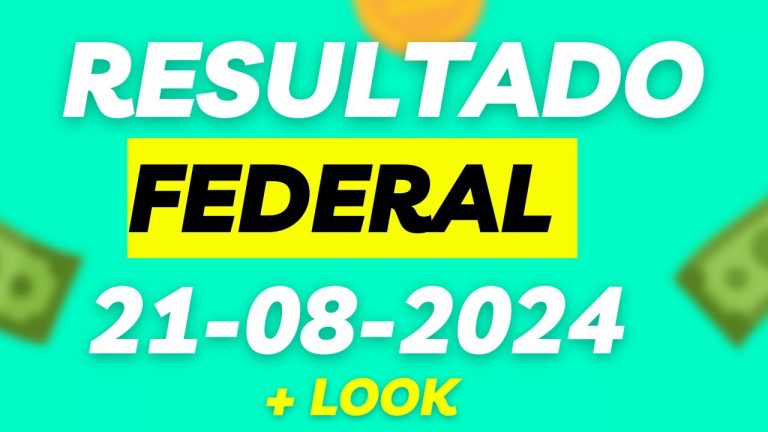 Jogo do bicho ao vivo – Resultado – federal 21_08_2024