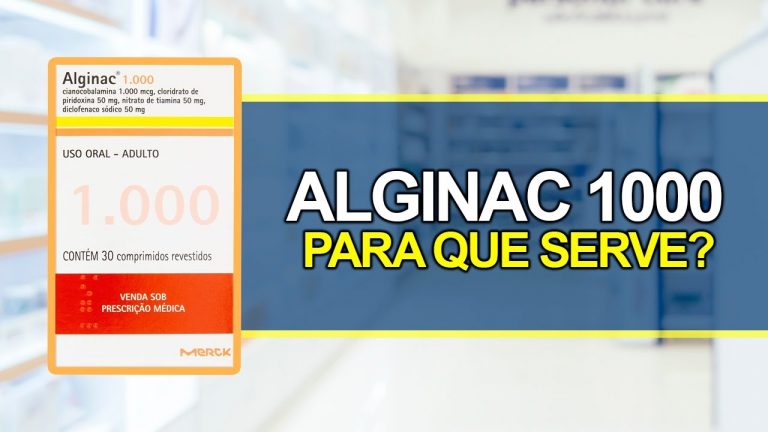 Para que serve ALGINAC 1000? – Bula Simples