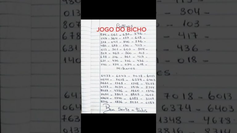 Jogo do bicho; Sorte Ganhar  Hoje