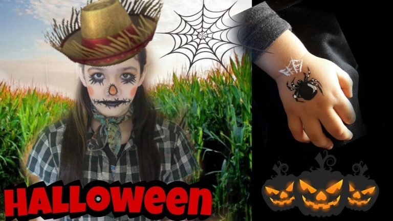 2 IDEIAS  DE MAQUIAGEM INFANTIL PARA O HALLOWEEN