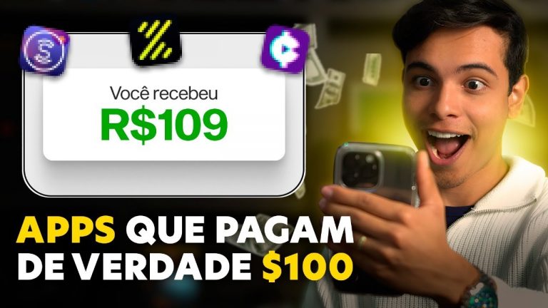 3 NOVOS APLICATIVOS PARA GANHAR DINHEIRO NA INTERNET PELO CELULAR – $100 Por Dia (Dinheiro online)