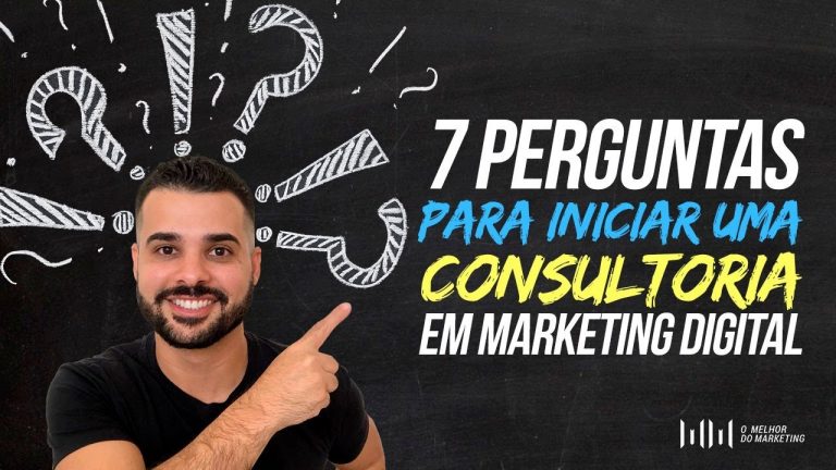 7 PERGUNTAS para iniciar uma CONSULTORIA em MARKETING DIGITAL | ANDRÉ DAMASCENO