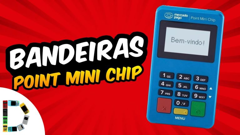 BANDEIRAS aceitas pela Máquina de cartão POINT MINI CHIP do Mercado Pago