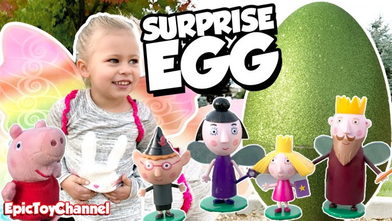 Ben and Holly's Little Kingdom Nickelodeon Surprise Egg & Ben and Holly Surprise Toys + Peppa Pig