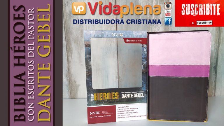 Biblia HÉROES con los mejores mensajes de Dante Gebel NVI – Review de VIDA PLENA Distribuidora