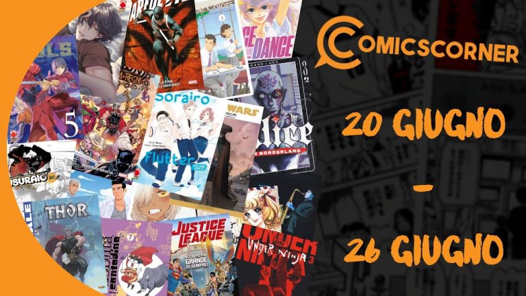 COMICSCORNER – USCITE MANGA E COMICS {20 Giugno – 26 Giugno}