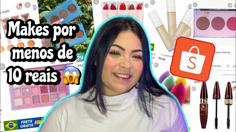 COMPRINHAS DE MAQUIAGEM NA SHOPEE | *baratinhos* 😍🦋💖