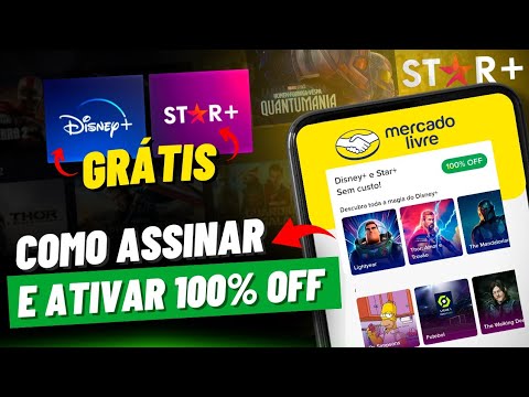 Como ATIVAR DISNEY e STARS plus GRÁTIS pelo NIVEL 6 do MERCADO LIVRE!