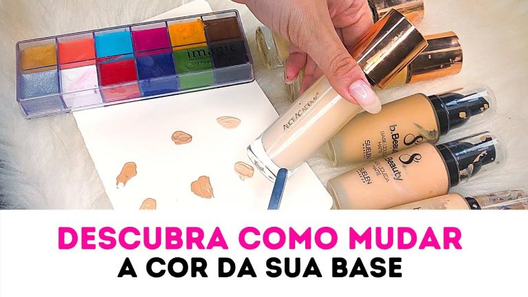 Como CLAREAR OU ESCURECER O TOM da base – colorimetria