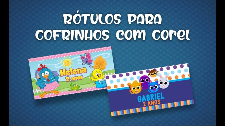 Como fazer Rótulo para Cofrinho com o #CorelDraw. #designergrafico #personalizados #façavocêmesmo