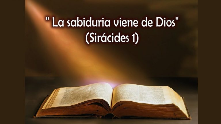 Eclesiástico Capítulo 1 (Sirácides 1) “La sabiduría viene de Dios” | Biblia Católica Hablada