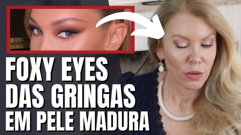 FOXY EYES EM PÁLPEBRAS CAÍDAS – Olhos Perfeitos Na Maquiagem Pele Madura | Daniela Godoy