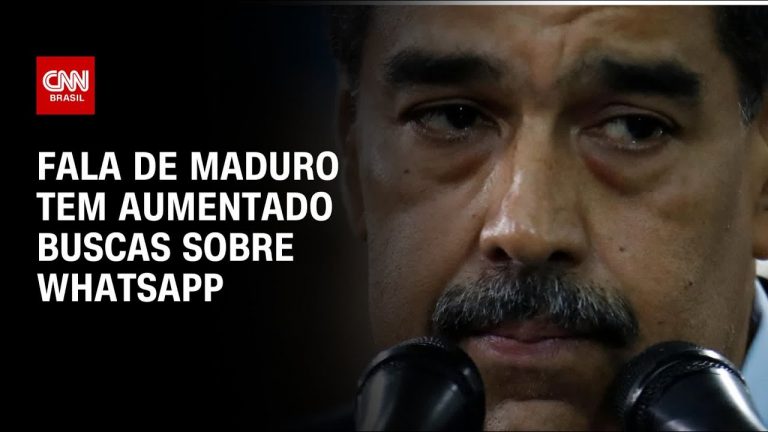 Fala de Maduro tem aumentado buscas sobre WhatsApp | CNN Prime Time