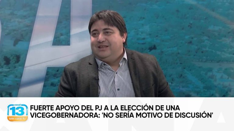 Fuerte apoyo del PJ a la elección de una vicegobernadora: 'No sería motivo de discusión'