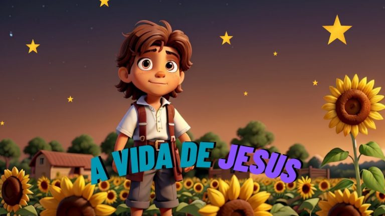 História bíblica para CRIANÇAS : a vida de JESUS l bíblia infantil