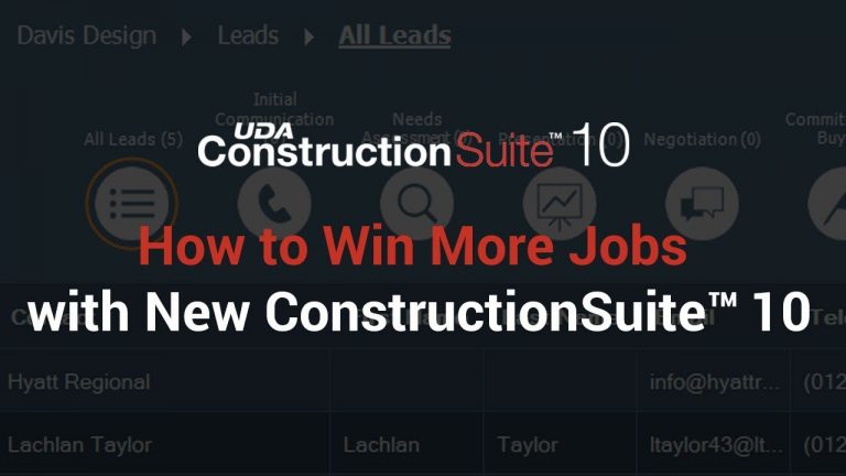 How to Win More Jobs with New ConstructionSuite 10