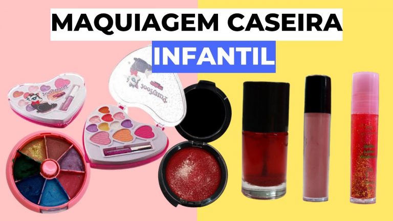 KIT DE MAQUIAGEM CASEIRA INFANTIL 2