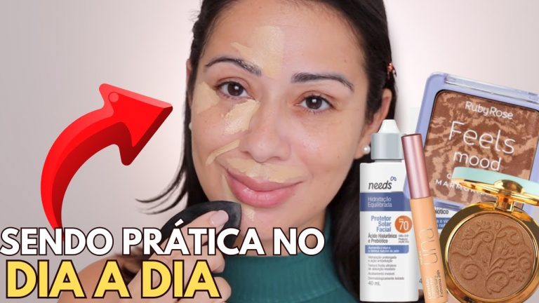 MAQUIAGEM FÁCIL e ARRUMADINHA Para O DIA A DIA de VERÃO | APRENDA A MAQUIAR COM POUCOS PRODUTOS