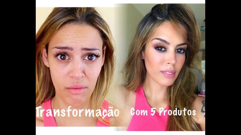 Make usando APENAS 5 produtos de maquiagem! (natural dia a dia) #paranauêdasmake