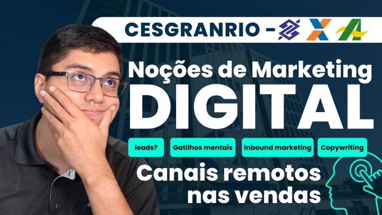 Noções de marketing digital – Vendas e Negociação | Caixa Econômica Federal | Prof. Marcelo Soares