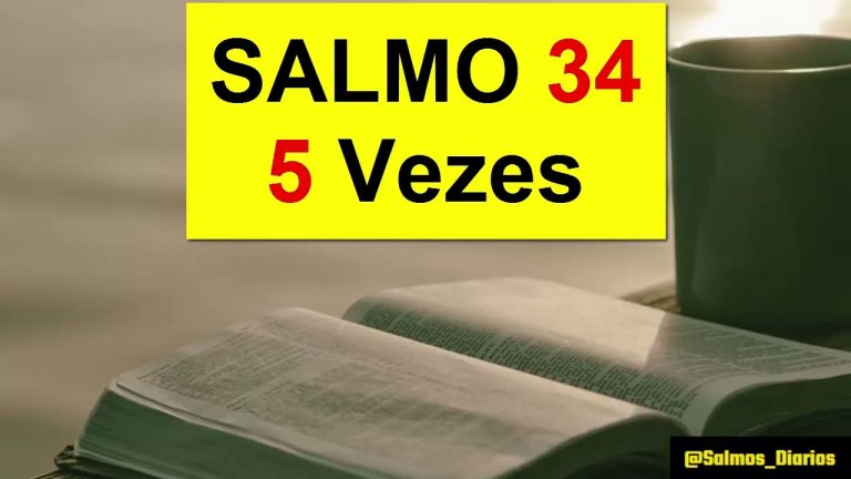 Oração do Salmo 34 5 Vezes seguidas – Biblia Sagrada Narrada