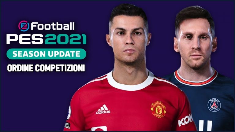 PES 2021 TUTORIAL PC/PS4/PS5 – SEASON UPDATE 2021-2022 V3 – ORDINE COMPETIZIONI