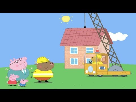 Peppa Pig nueva casa – Peppa pig construye su nueva casa.