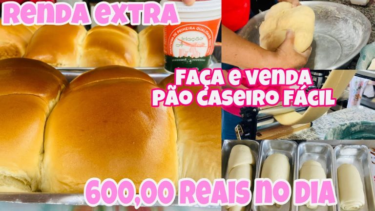 Renda extra pão caseiro fácil delicioso como ganhar dinheiro receitas| rotina dona de casa Homebread