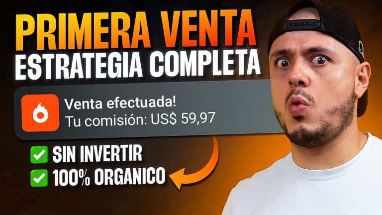 TU PRIMERA VENTA EN HOTMART SIN INVERTIR 100% ORGÁNICO | ESTRATEGIA COMPLETA 💸