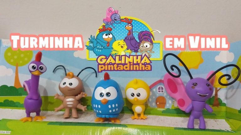 Turma da Galinha Pintadinha Mini em Vinil