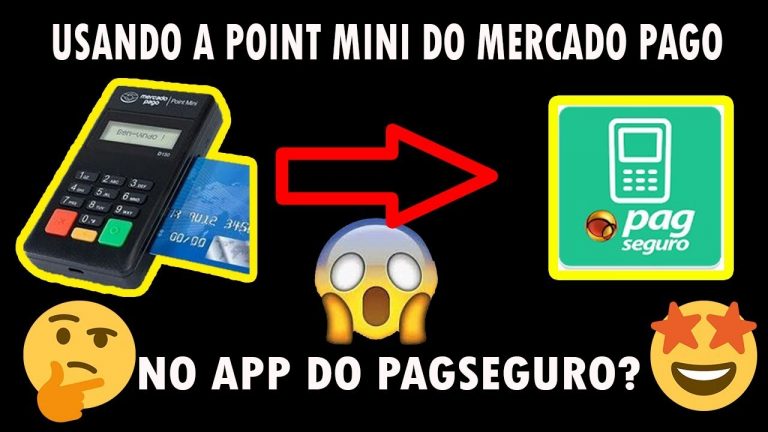 Usando a Point Mini do Mercado Pago no app do PagSeguro