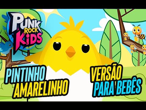 Versão para Bebês! Pintinho Amarelinho em PopPunk