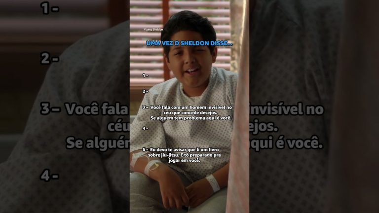 YOUNG SHELDON E SUA LÍNGUA DE CHICOTE