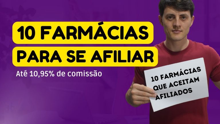 10 FARMÁCIAS QUE ACEITAM AFILIADOS e PAGAM AS MAIORES COMISSÕES