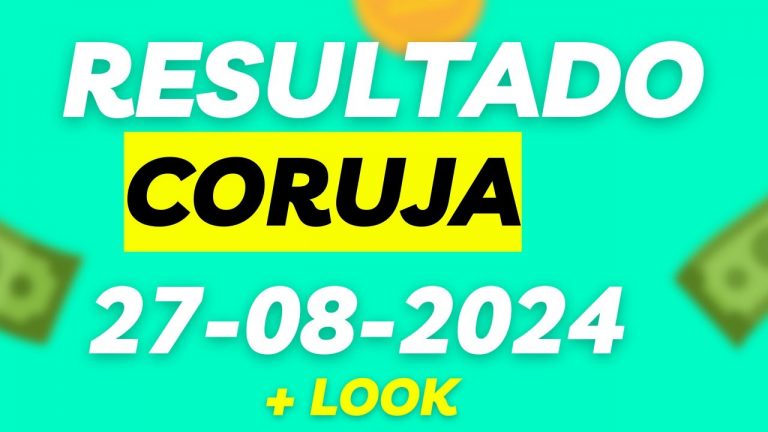 Jogo do bicho ao vivo – Resultado – coruja 27_08_2024