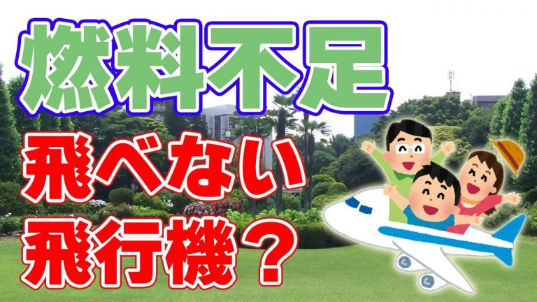 航空燃料の不足で旅客機が飛べない？海外からの輸入を推進！