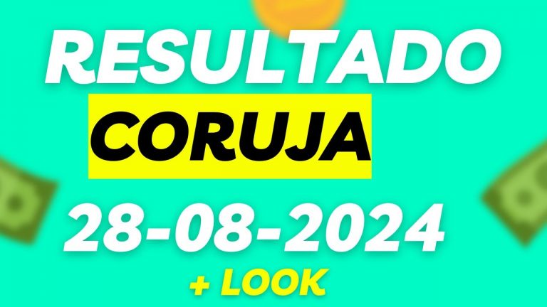 Jogo do bicho ao vivo – Resultado – coruja 28_08_2024