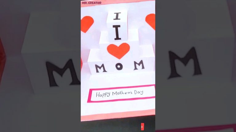 Mother's Day Greeting Card Making Ideas #crafts #diy