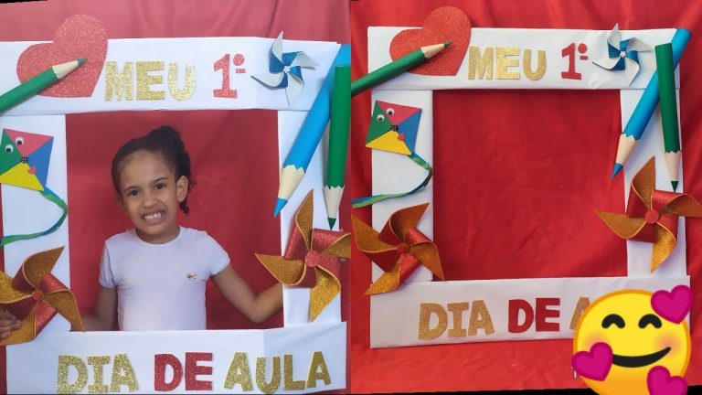 Painel para tirar fotos  “Meu primeiro dia de aula”