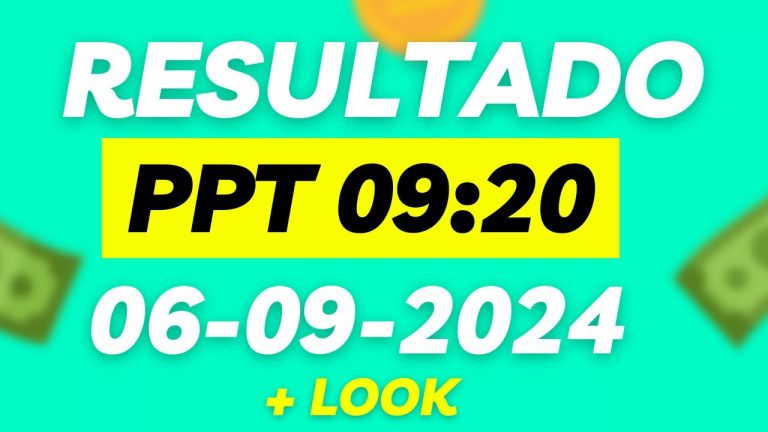 RESULTADO – Jogo do bicho ao vivo – PPT 06_09_2024