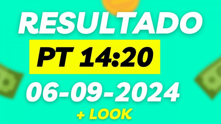 RESULTADO – Jogo do bicho ao vivo – PT 06_09_2024