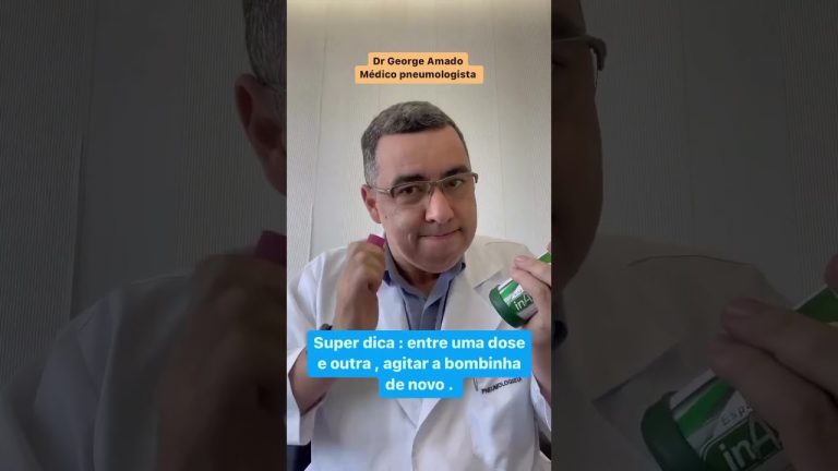 Como agitar a bombinha e aproveitar o máximo do medicamento #asma #bombinha #bronquite #crisedeasma