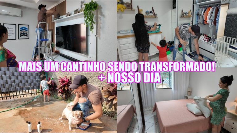 MAIS UM CANTINHO SENDO TRANSFORMADO + NOSSA TARDE EM CASA| Juliane Jocoski